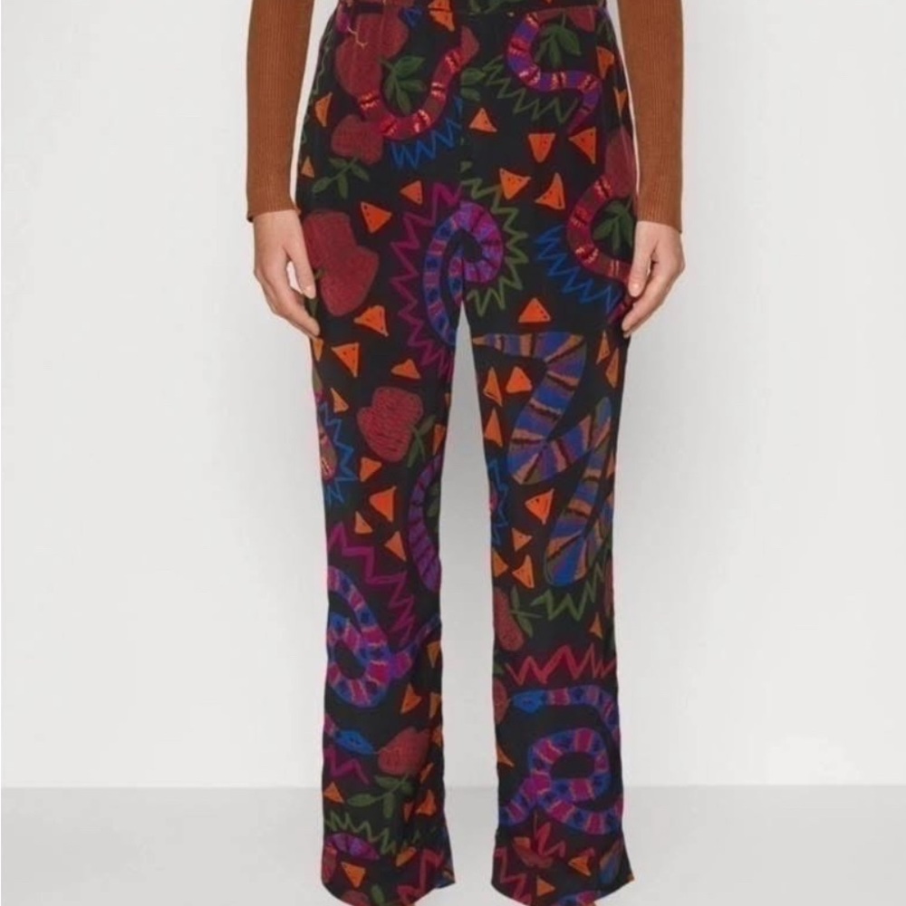 FARM Rio Snake Fruit Multicolor Patterned Women's Pants